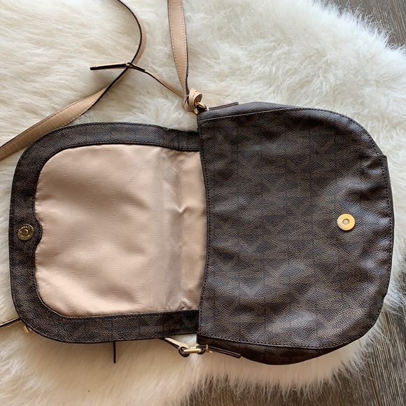 Michael Kors | brown MK Satchel Crossbody Bag - Picture 11 of 16